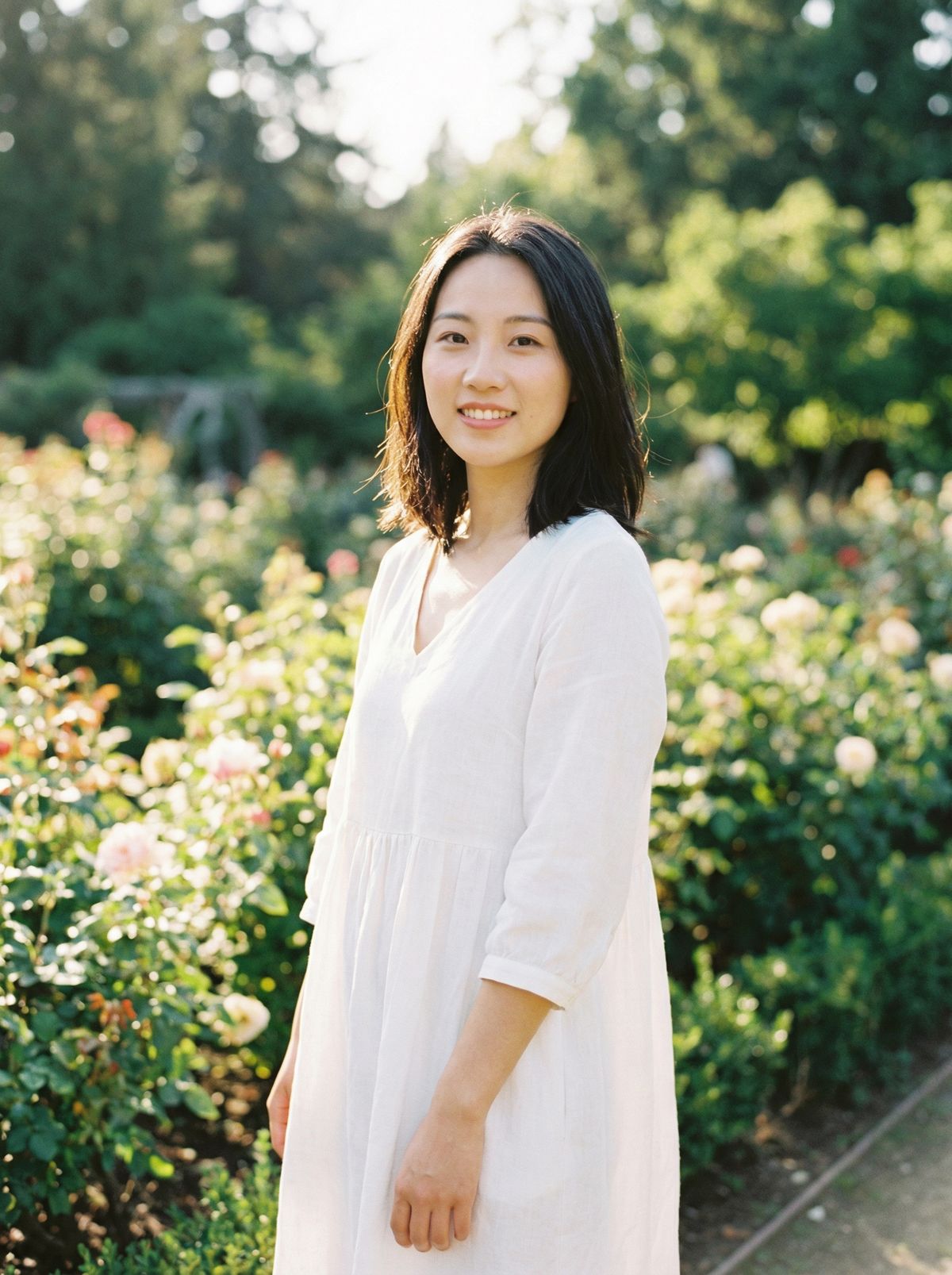 自拍自拍清新美女写真视频 | 花园系写真拍摄视频教程